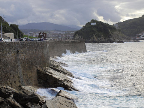 storm in the coast
