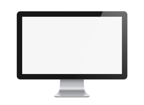Modern Computer Monitor Isolated