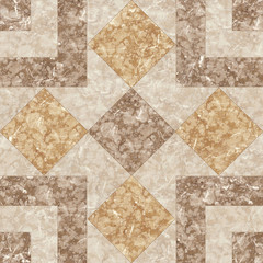 Fototapeta premium Brown marble-stone mosaic texture. (High.res.)