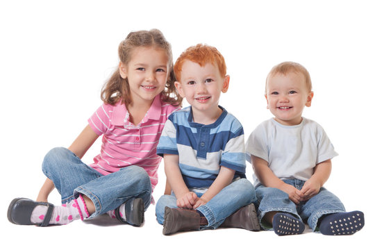 Group Of Happy Smiling Kids