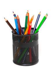 pencils in pencil holder