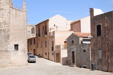 Erice town. Sicily. Italy.
