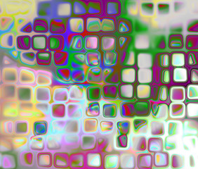 Colorful squares background