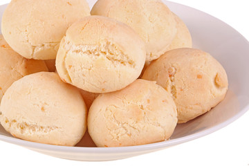 Plate of pan de yuca, the Ecuadoruan cheese bread