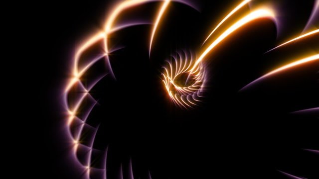 Looping Abstract Animated Background - Orange