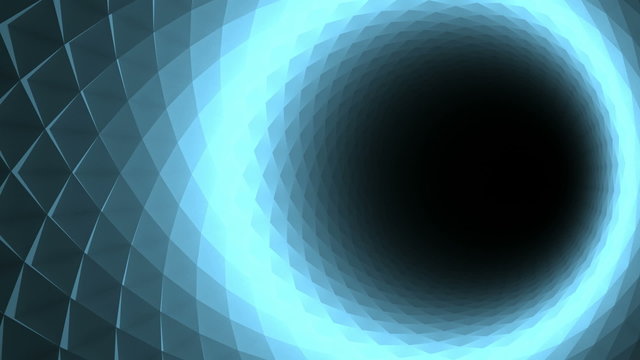 3d abstract tunnel background rotation loop