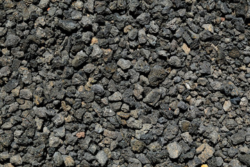 Rough stone gravel