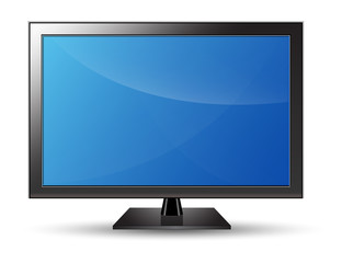 PC Monitor LED LCD TV Vector
