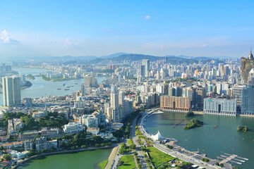 Naklejka premium Macau city