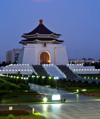 Fototapeta premium chiang kai shek memorial hall in taiwan