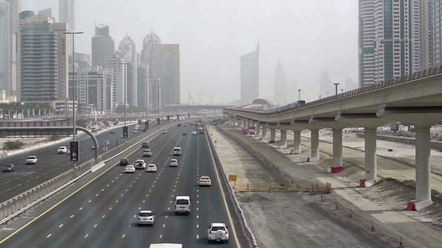 Dubai Sheikh Zayed road real Time