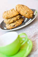 soft cookies with cashew nut anf rasin