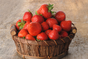 Basket of strawberries