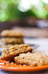 soft cookies with cashew nut anf rasin