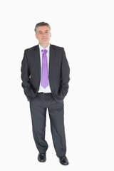 Businessman standing