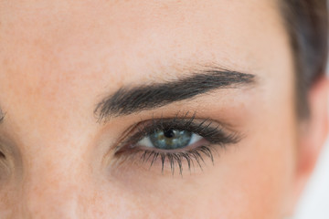 Fototapeta premium Woman with blue eyes