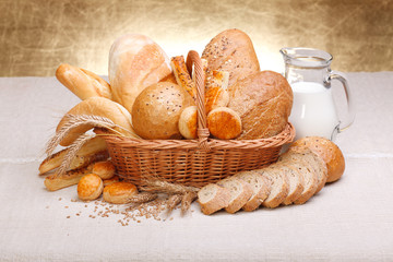 Fresh bread and pastry