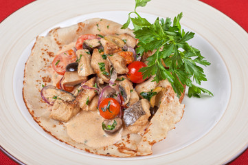 pled fish pancake
