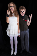 groom and  bride -  zombie