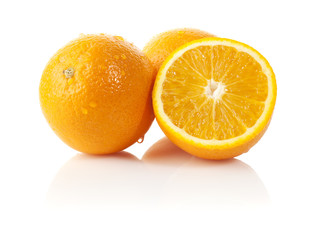 Fresh Oranges isolated