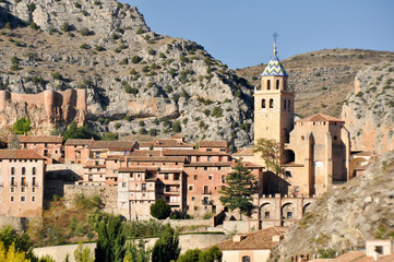 Obraz premium Albarracin, pueblo en Teruel (España)