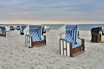 Strandkörbe am Ostseestrand