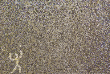 Sport tennis icon on leather texture and background