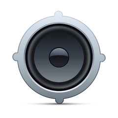 speaker isolated on white background
