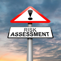 Risk assessment concept.