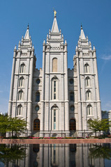 Le Temple mormon, Temple Square, Salt lake City, USA