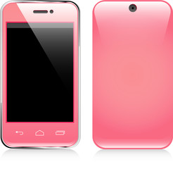 Pink mobile phone
