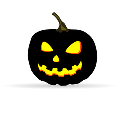 halloween vector illustration on a white background