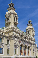 Fototapeta na wymiar Grand Theatre de Monte Carlo. Architect Charles Garnier. Monaco.