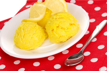 delicious ice cream close-up
