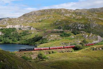 Fototapeta premium Harry Potter steam train