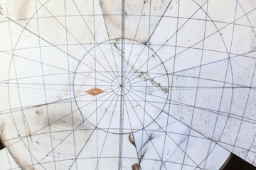 Astronomical instrument at Jantar Mantar observatory