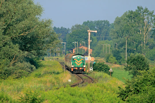 Fototapeta Passenger train