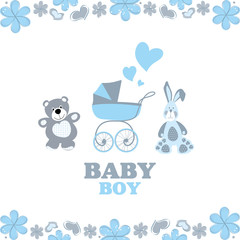 greeting card for baby boy