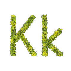 Eco Font Letter K