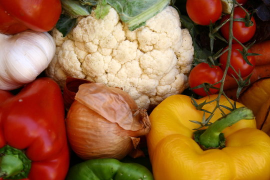 Bio Fruits Légumes Marché Plateau Primeur Gastronomie Salade