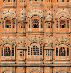 Fototapeta na wymiar Hawa Mahal, Pałac Wiatrów w Jaipur, Radżastan, Indie.