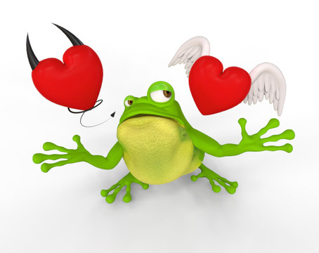 Rana con Dudas en Amor