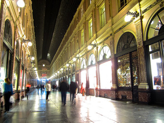 Fototapeta premium Saint Hubert galleries Brussels