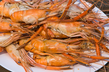 Boiled shrimp