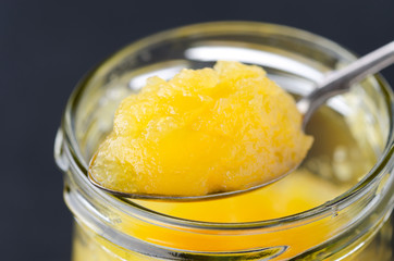 orange marmalade closeup