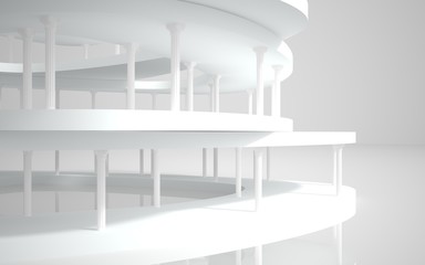 Abstract Architecture.Conceptual modern building