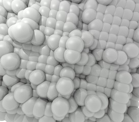 Mint cream    round  structur bubble Background ''