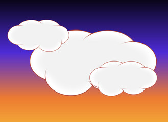 Cartoon Clouds Vector
