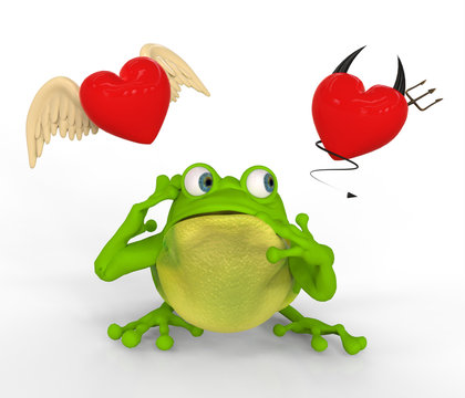 Rana con Dudas en Amor