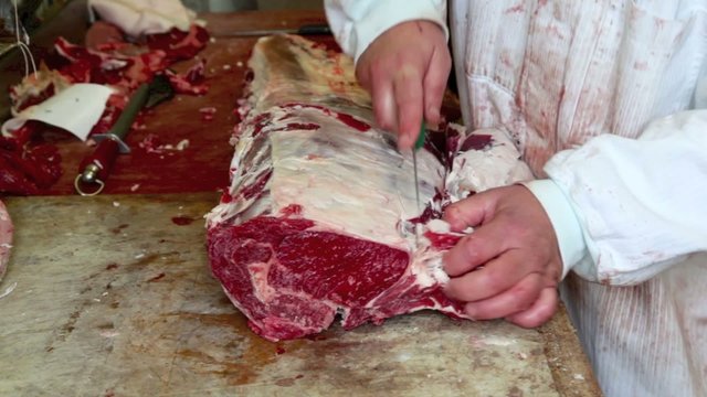 d&eacute;coupe de viande